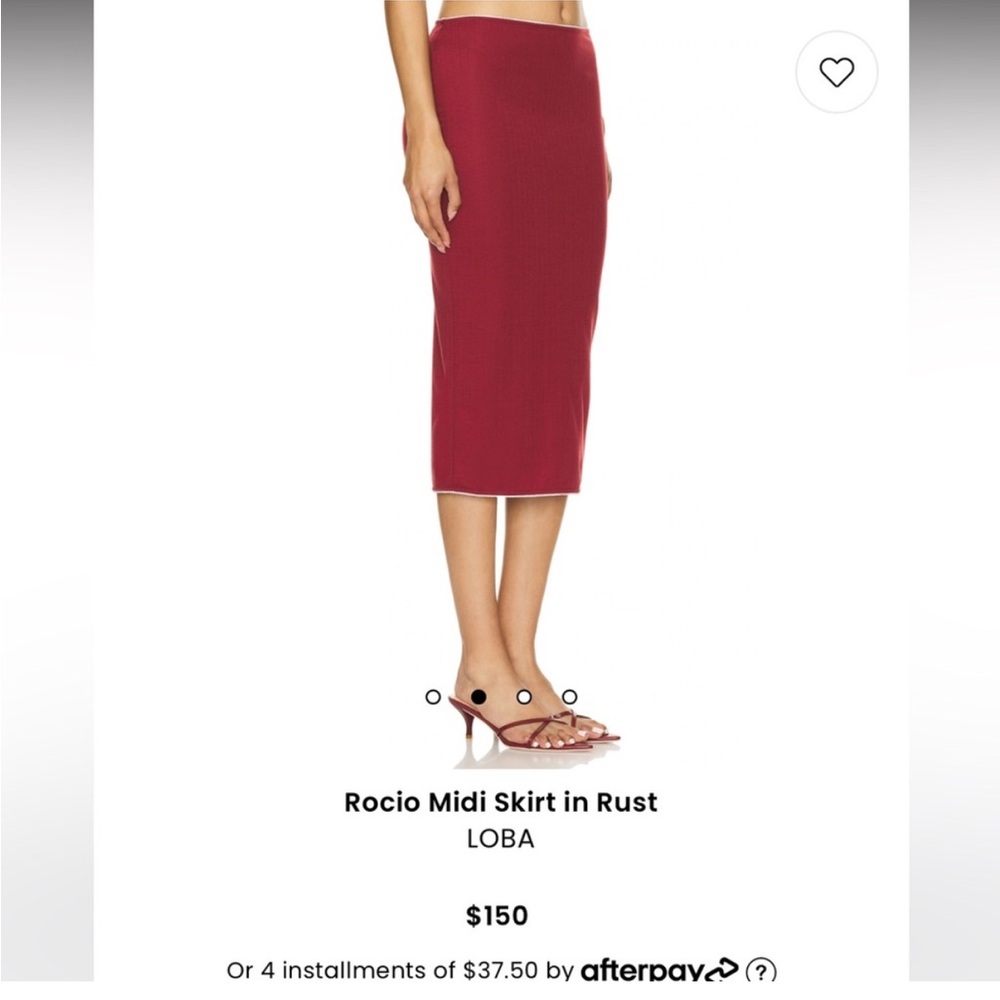 Loba Burgundy Lace-Trim Set - Picture 4 of 6